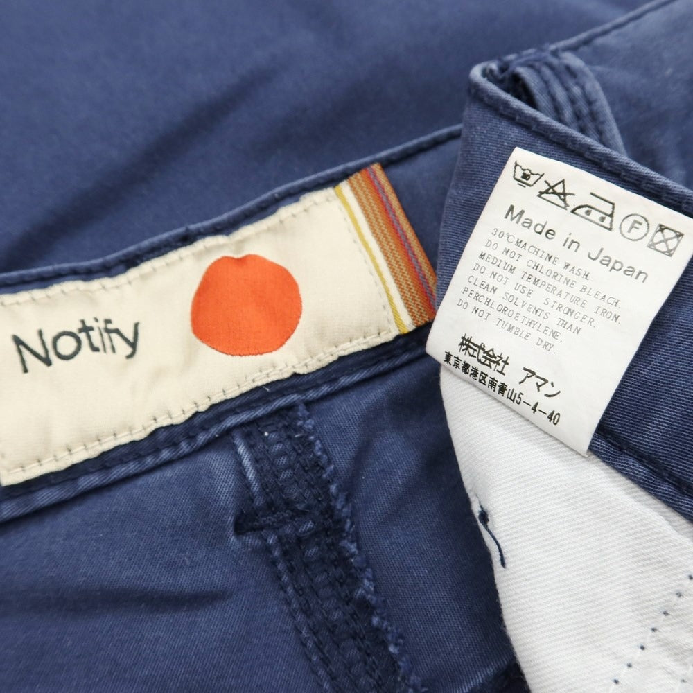 [Used] Notify Cotton Stretch 5 Pocket Pants Navy [Size 30] [NVY] [S/S] [Condition Rank C] [Men&