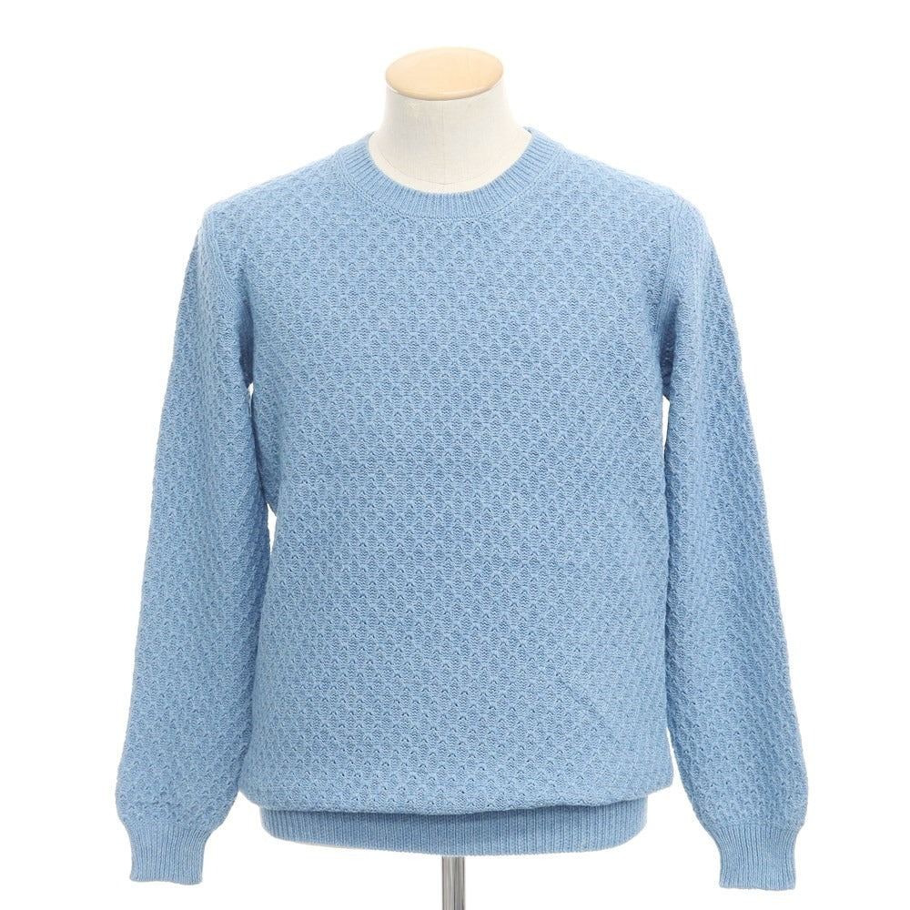 [Used] Altea Cotton Crew Neck Knit Light Blue [Size S] [BLU] [S/S] [Condition Rank B] ​​[Men&