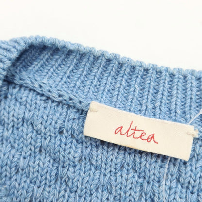 [Used] Altea Cotton Crew Neck Knit Light Blue [Size S] [BLU] [S/S] [Condition Rank B] ​​[Men&