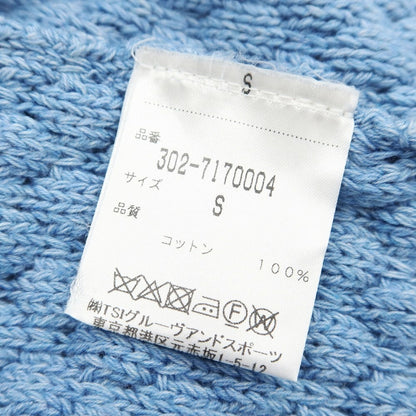 [Used] Altea Cotton Crew Neck Knit Light Blue [Size S] [BLU] [S/S] [Condition Rank B] ​​[Men&