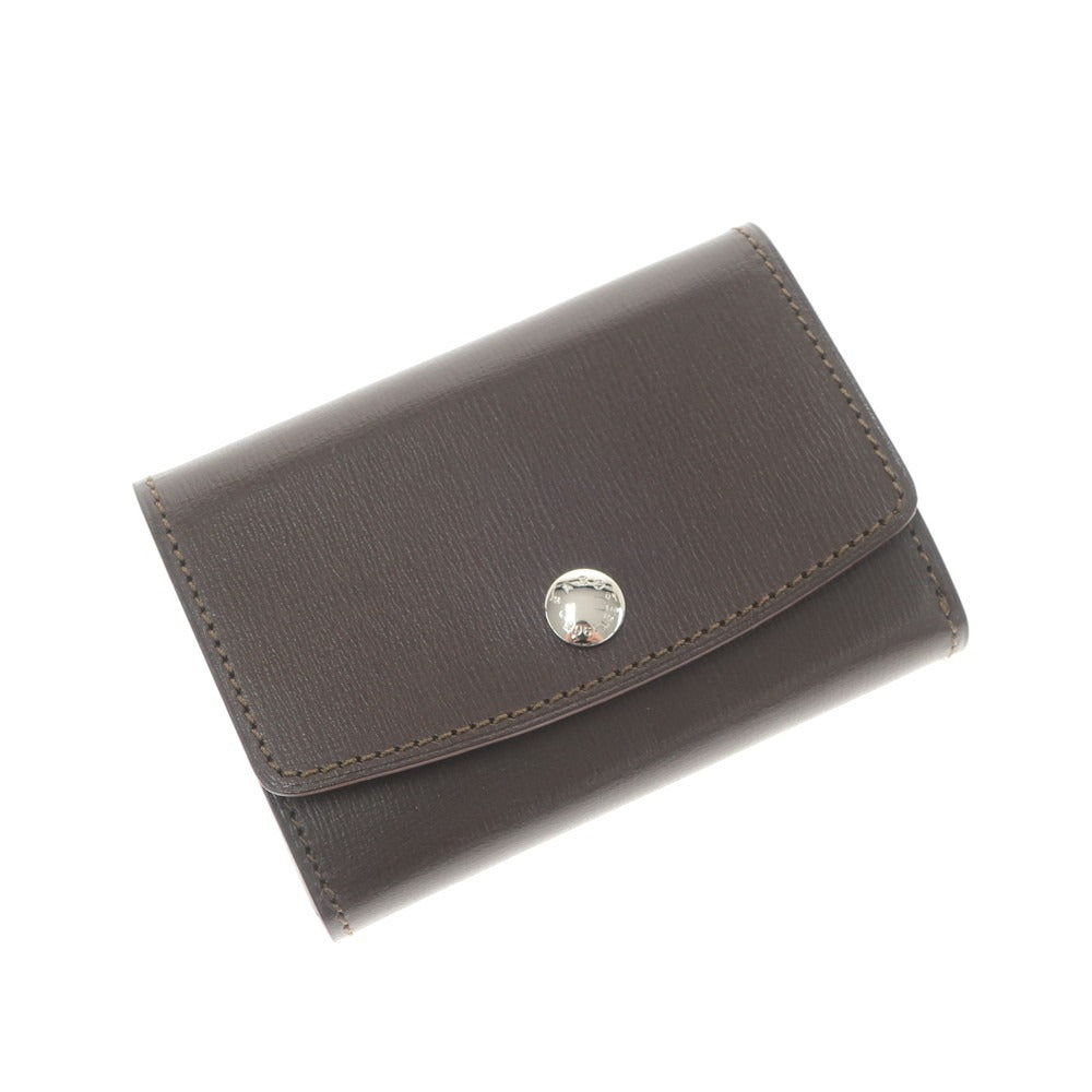 [Used] FARO Finn Calf Leather Double-Sided Coin Case Dark Brown [BRW] [S/S/A/W] [Condition Rank A] [Men&