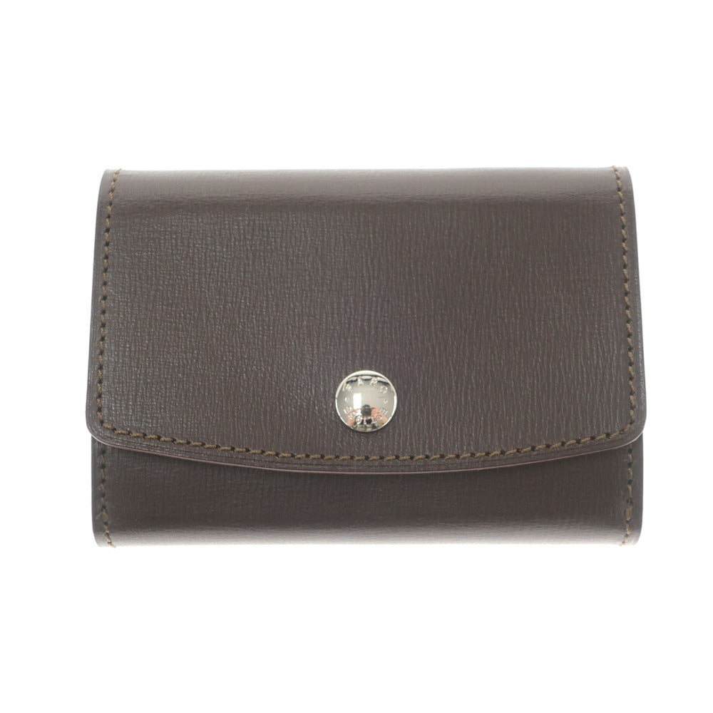 [Used] FARO Finn Calf Leather Double-Sided Coin Case Dark Brown [BRW] [S/S/A/W] [Condition Rank A] [Men&