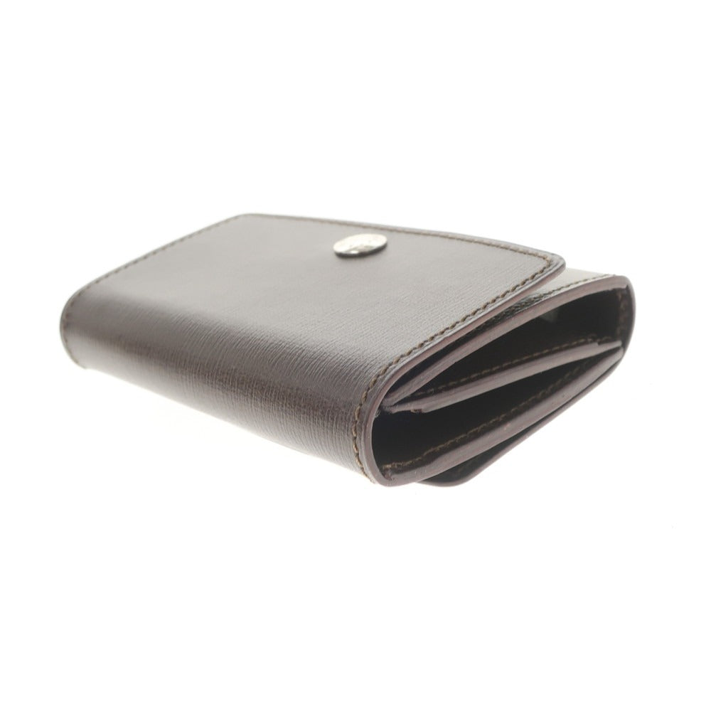 [Used] FARO Finn Calf Leather Double-Sided Coin Case Dark Brown [BRW] [S/S/A/W] [Condition Rank A] [Men&