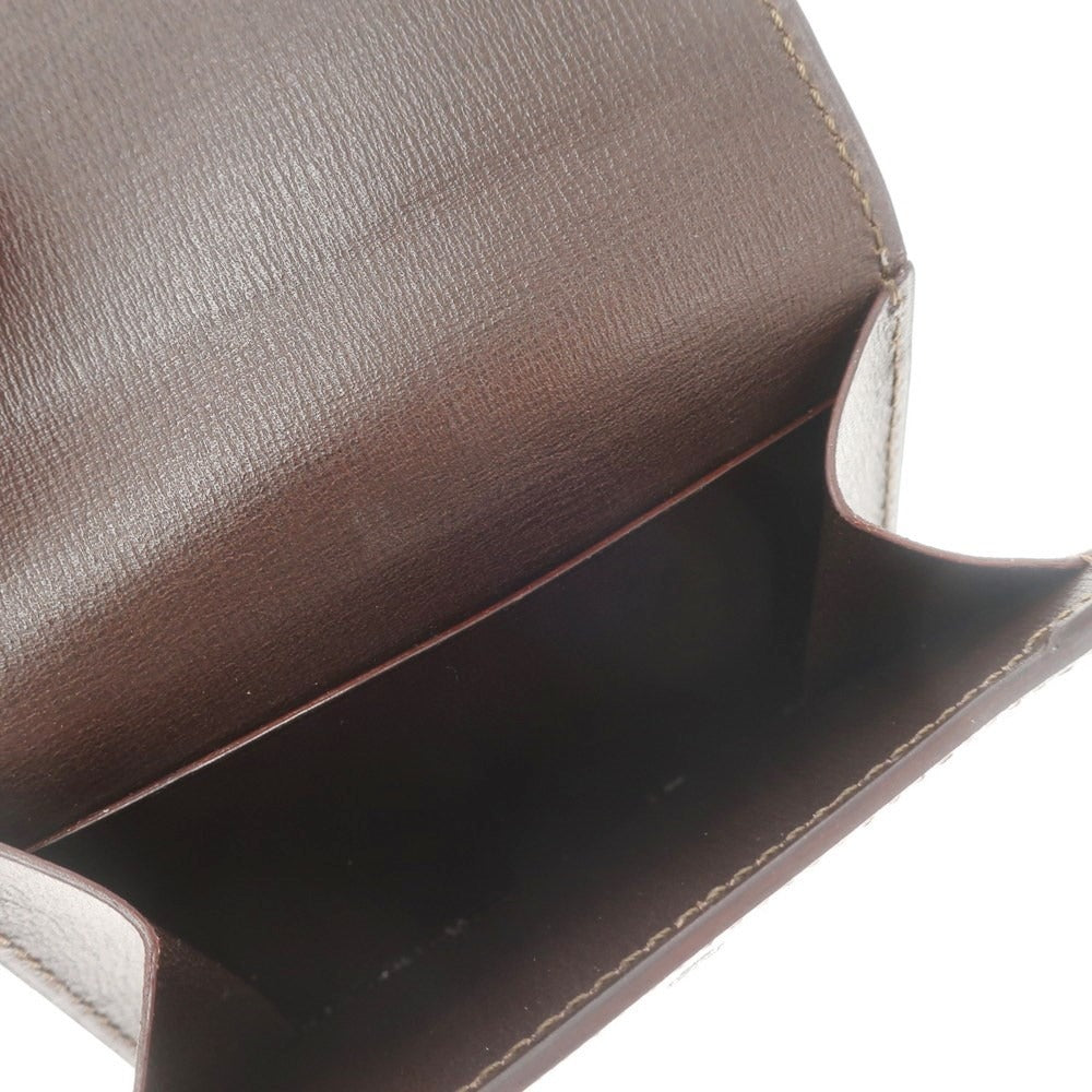 [Used] FARO Finn Calf Leather Double-Sided Coin Case Dark Brown [BRW] [S/S/A/W] [Condition Rank A] [Men&
