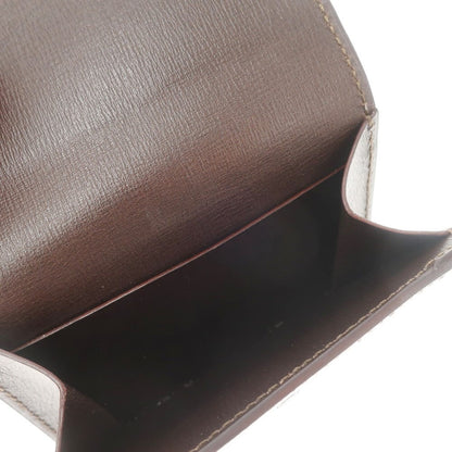 [Used] FARO Finn Calf Leather Double-Sided Coin Case Dark Brown [BRW] [S/S/A/W] [Condition Rank A] [Men&