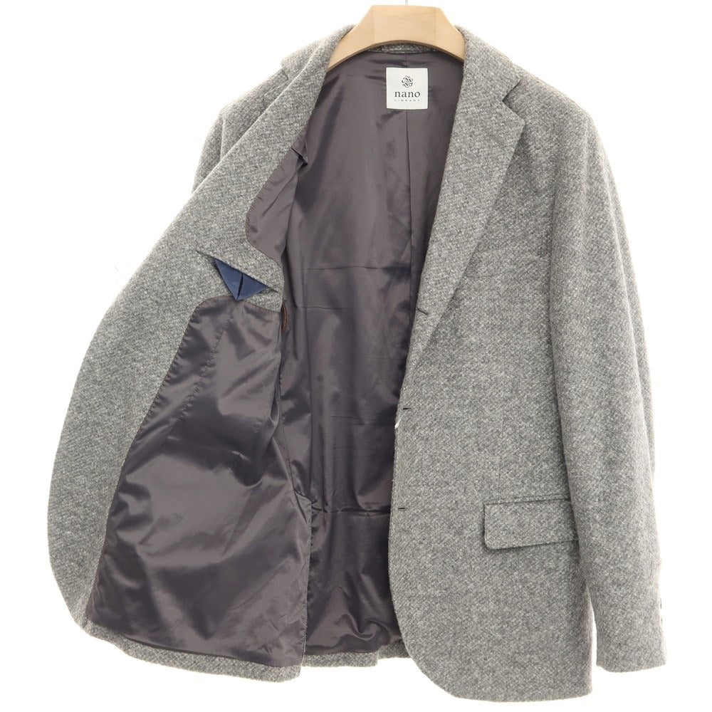 [Used] Nano Universe Acrylic Wool 3B Casual Jacket Gray [Size L] [GRY] [A/W] [Condition Rank B] ​​[Men&