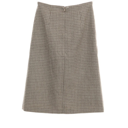 [Used] ESTNATION Wool Houndstooth Long Skirt Brown x Beige [Size 38] [BRW] [A/W] [Condition Rank B] ​​[Men&