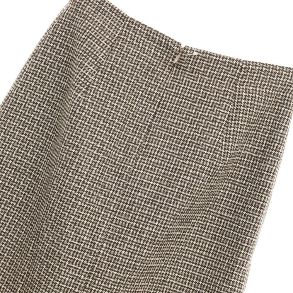 [Used] ESTNATION Wool Houndstooth Long Skirt Brown x Beige [Size 38] [BRW] [A/W] [Condition Rank B] ​​[Men&