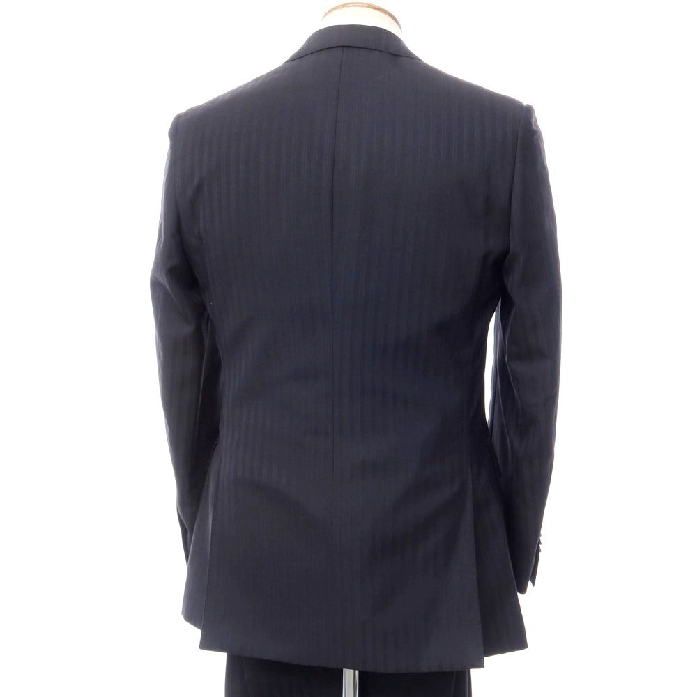 【中古】スーツカンパニー THE SUIT COMPANY ポリエステルウール シャドウストライプ 2つボタンスーツ ブラックネイビー【サイズ175cm-8Drop】【NVY】【S/S】【状態ランクB】【メンズ】【759792】
[EPD]