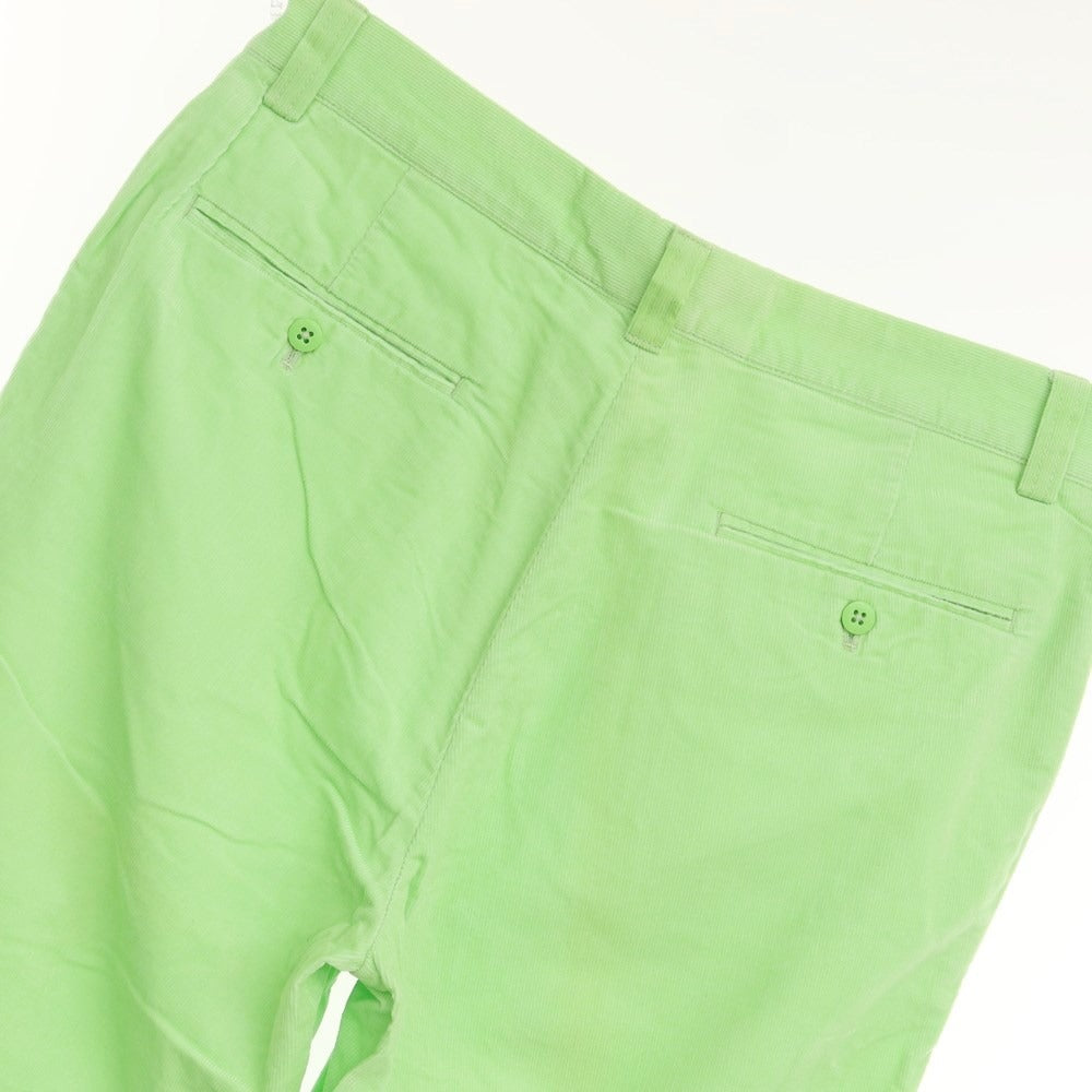 [Used] Polo Ralph Lauren Cotton Fine Ribbed Corduroy Pants Light Green [Size 32/34] [GRN] [S/S] [Condition Rank C] [Men&