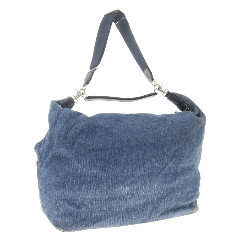 [Used] Daniel &amp;amp; Bob Jasmine Linen Canvas Shoulder Bag Navy Blue x Black [W70xH37xD19] [NVY] [S/S/A/W] [Condition Rank D] [Men&