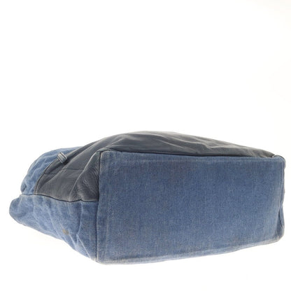 [Used] Daniel &amp;amp; Bob Jasmine Linen Canvas Shoulder Bag Navy Blue x Black [W70xH37xD19] [NVY] [S/S/A/W] [Condition Rank D] [Men&