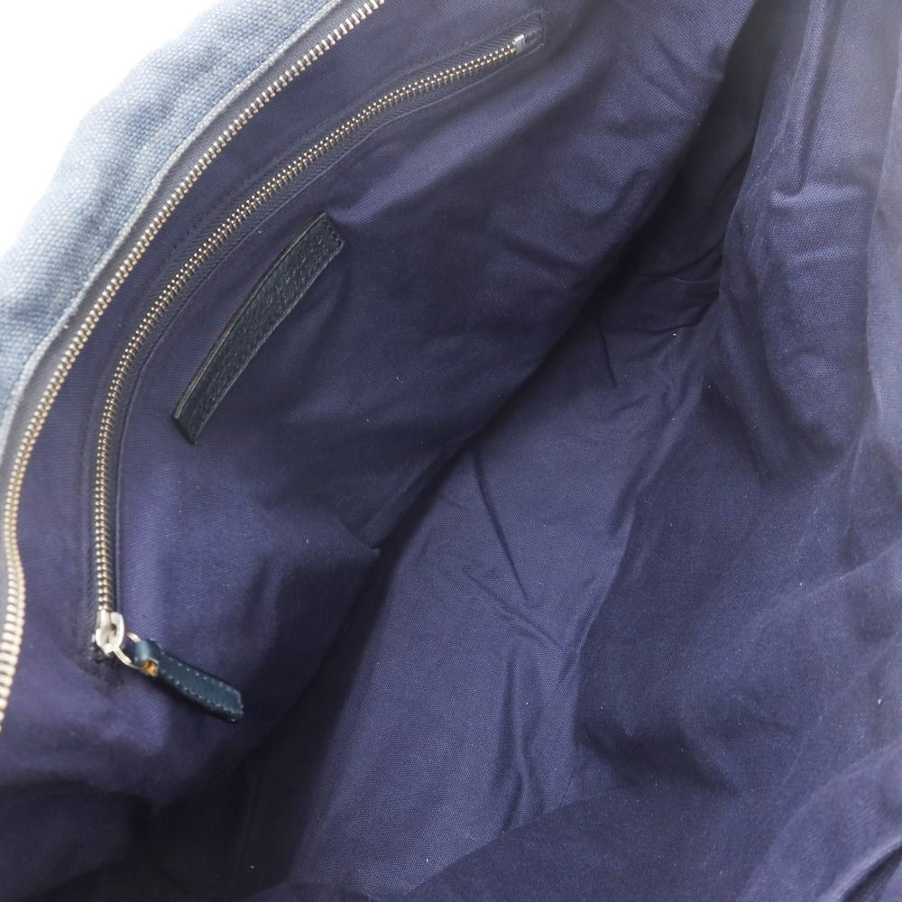 [Used] Daniel &amp;amp; Bob Jasmine Linen Canvas Shoulder Bag Navy Blue x Black [W70xH37xD19] [NVY] [S/S/A/W] [Condition Rank D] [Men&
