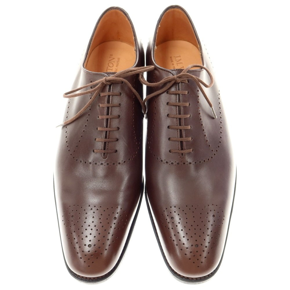 [Used] JM WESTON Hole Cut Semi-Brogue Dress Shoes Brown [Size 6 D] [BRW] [S/S/A/W] [Condition Rank A] [Men&