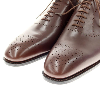 [Used] JM WESTON Hole Cut Semi-Brogue Dress Shoes Brown [Size 6 D] [BRW] [S/S/A/W] [Condition Rank A] [Men&