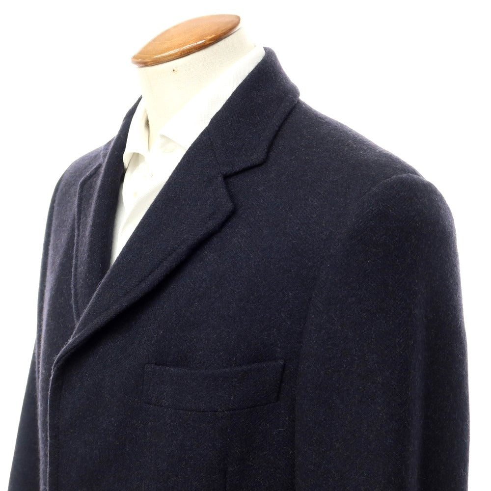 [Used] Hermes Chesterfield coat
 Navy [Size 46] [NVY] [A/W] [Condition Rank A] [Men&