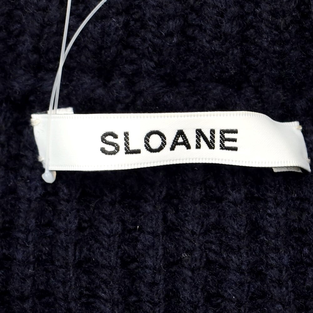 [Used] Sloane SLOANE Low Gauge Wool Cable Knit Crew Neck Knit Navy [Size 1] [NVY] [A/W] [Condition Rank B] ​​[Men&