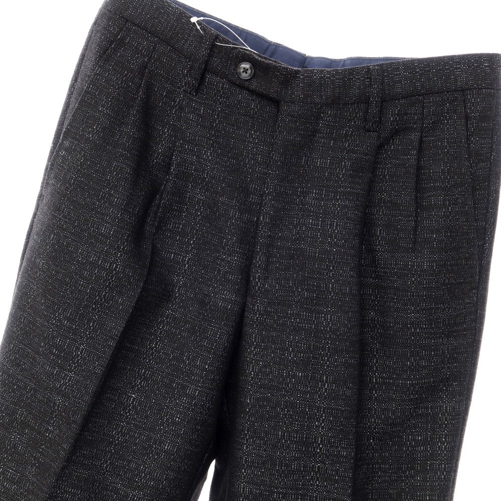 [Used] Vigano VIGANO wool nylon casual slacks pants black x gray [size 44] [BLK] [A/W] [condition rank B] ​​[men&