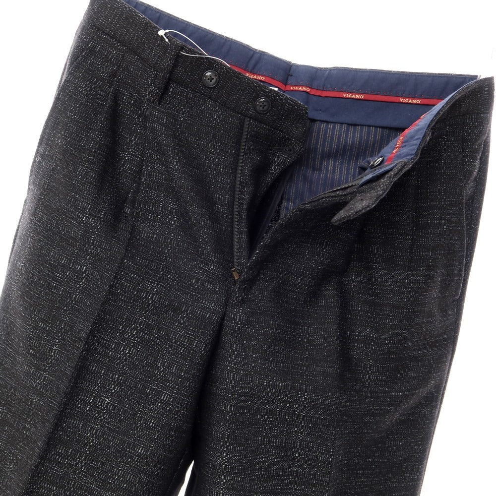 [Used] Vigano VIGANO wool nylon casual slacks pants black x gray [size 44] [BLK] [A/W] [condition rank B] ​​[men&