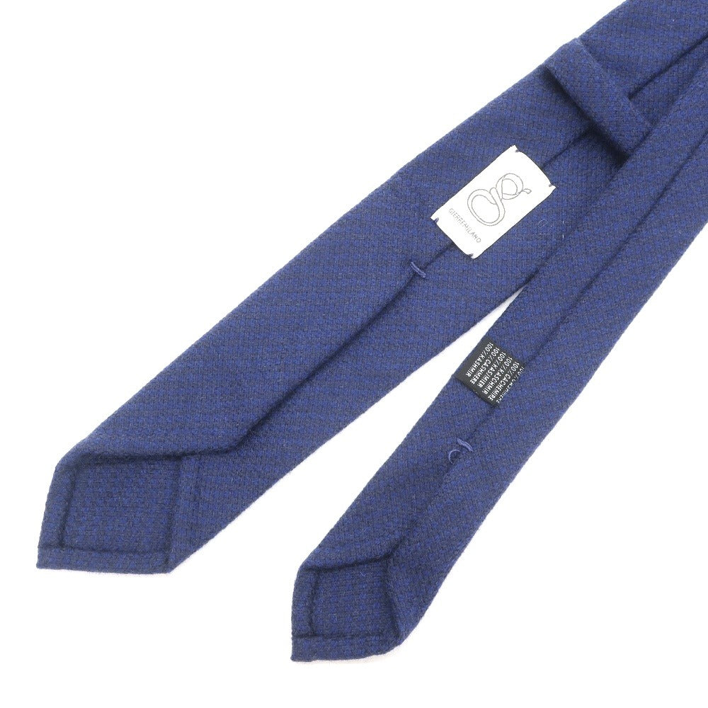[Used] GIERRE 3-fold cashmere tie, navy blue [NVY] [A/W] [Condition rank B] ​​[Men&