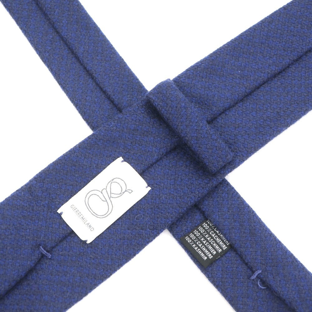 [Used] GIERRE 3-fold cashmere tie, navy blue [NVY] [A/W] [Condition rank B] ​​[Men&