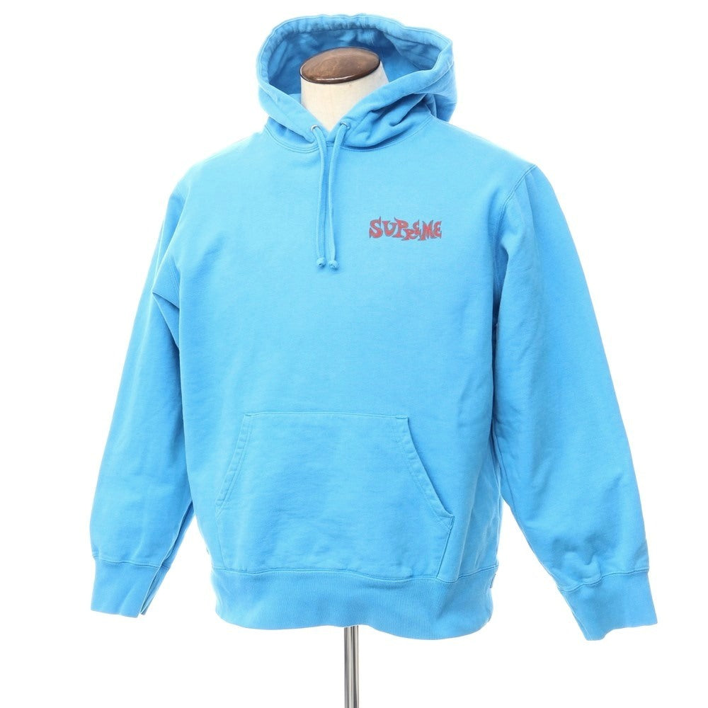 【中古】シュプリーム Supreme 18AW Portrait Hooded Sweatshirt パーカー
 ブルー【サイズL】【BLU】【A/W】【状態ランクC】【メンズ】
【778780】 BPD