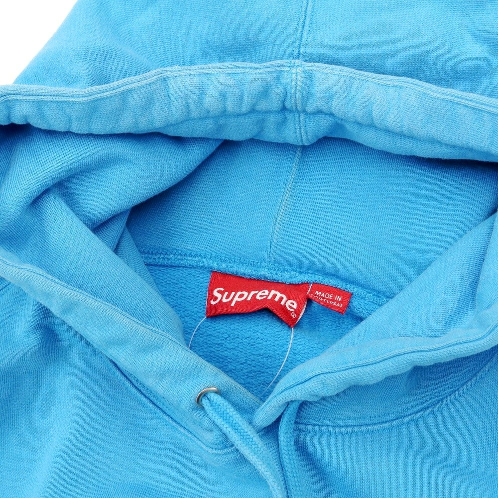 [Used] Supreme 18AW Portrait Hooded Sweatshirt
 Blue [Size L] [BLU] [A/W] [Condition Rank C] [Men&