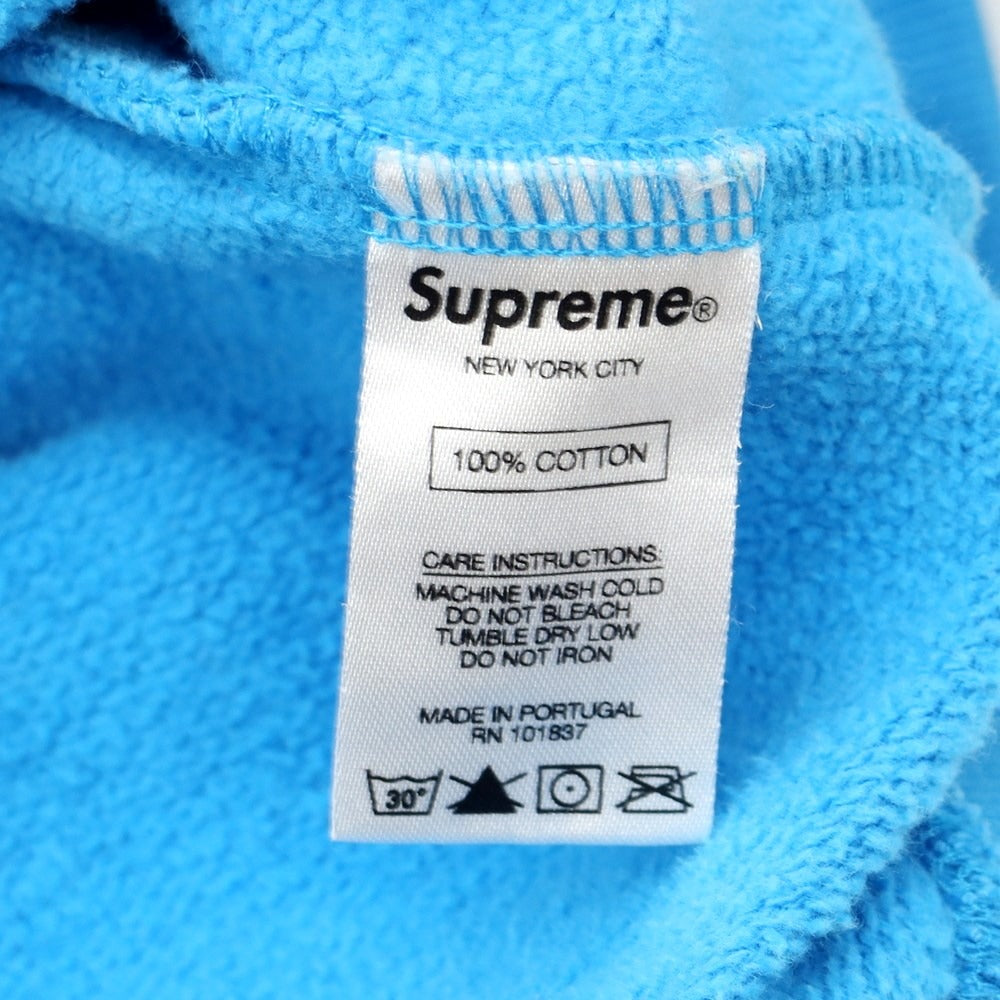 [Used] Supreme 18AW Portrait Hooded Sweatshirt
 Blue [Size L] [BLU] [A/W] [Condition Rank C] [Men&