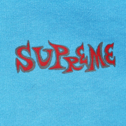 [Used] Supreme 18AW Portrait Hooded Sweatshirt
 Blue [Size L] [BLU] [A/W] [Condition Rank C] [Men&