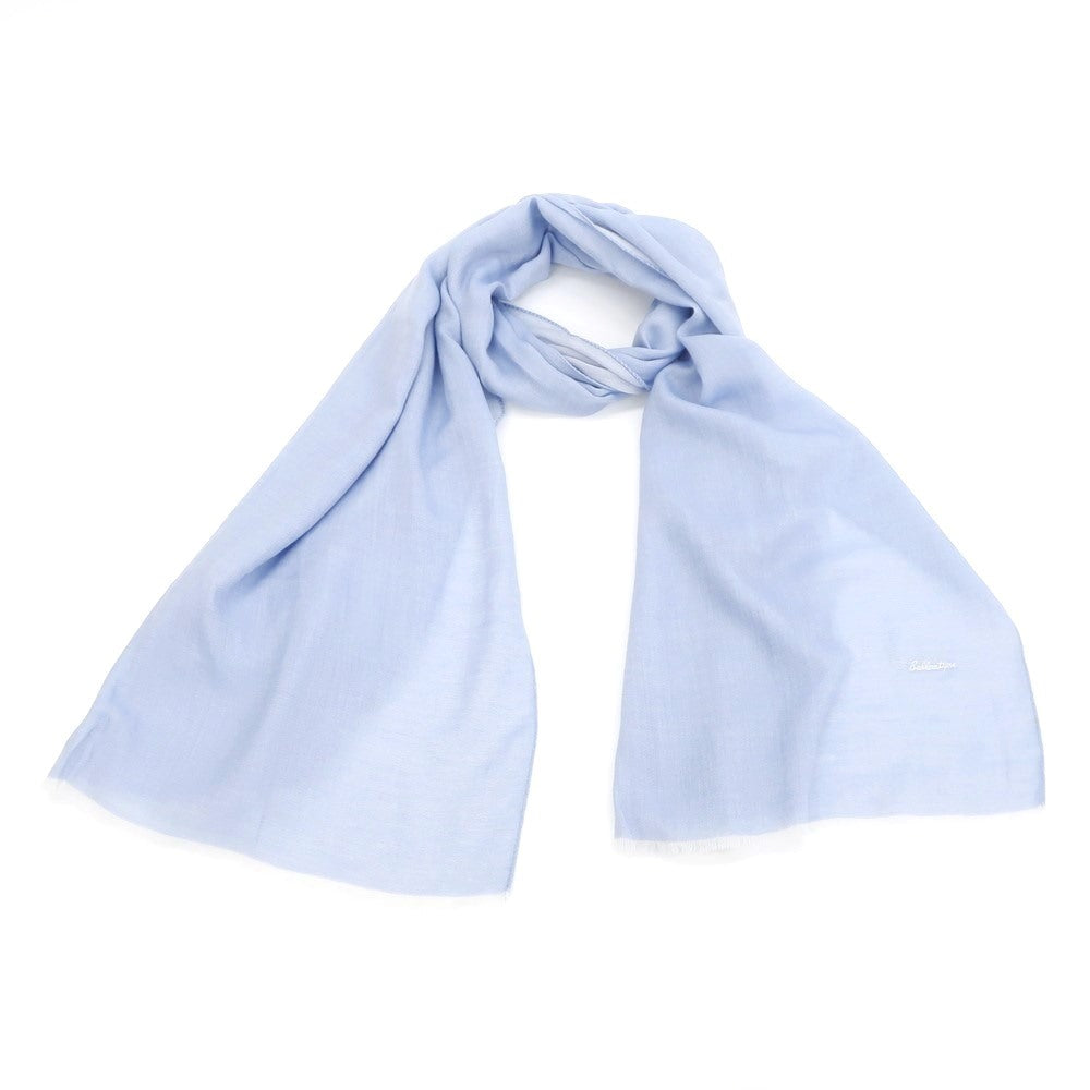 [Used] Ballantine BALLANTYNE Cashmere cotton scarf Light blue [BLU] [S/S] [Condition rank B] ​​[Men&