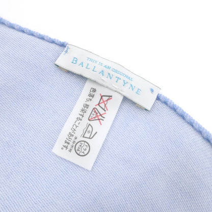 [Used] Ballantine BALLANTYNE Cashmere cotton scarf Light blue [BLU] [S/S] [Condition rank B] ​​[Men&