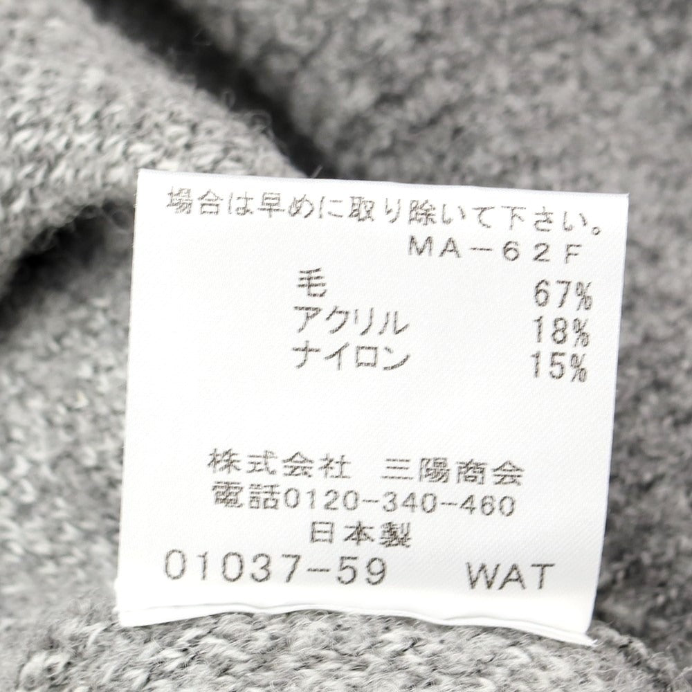 [Used] Mackintosh London MACKINTOSH LONDON Mid gauge all-over print crew neck knit grey [Size M] [GRY] [A/W] [Condition rank B] ​​[Men&