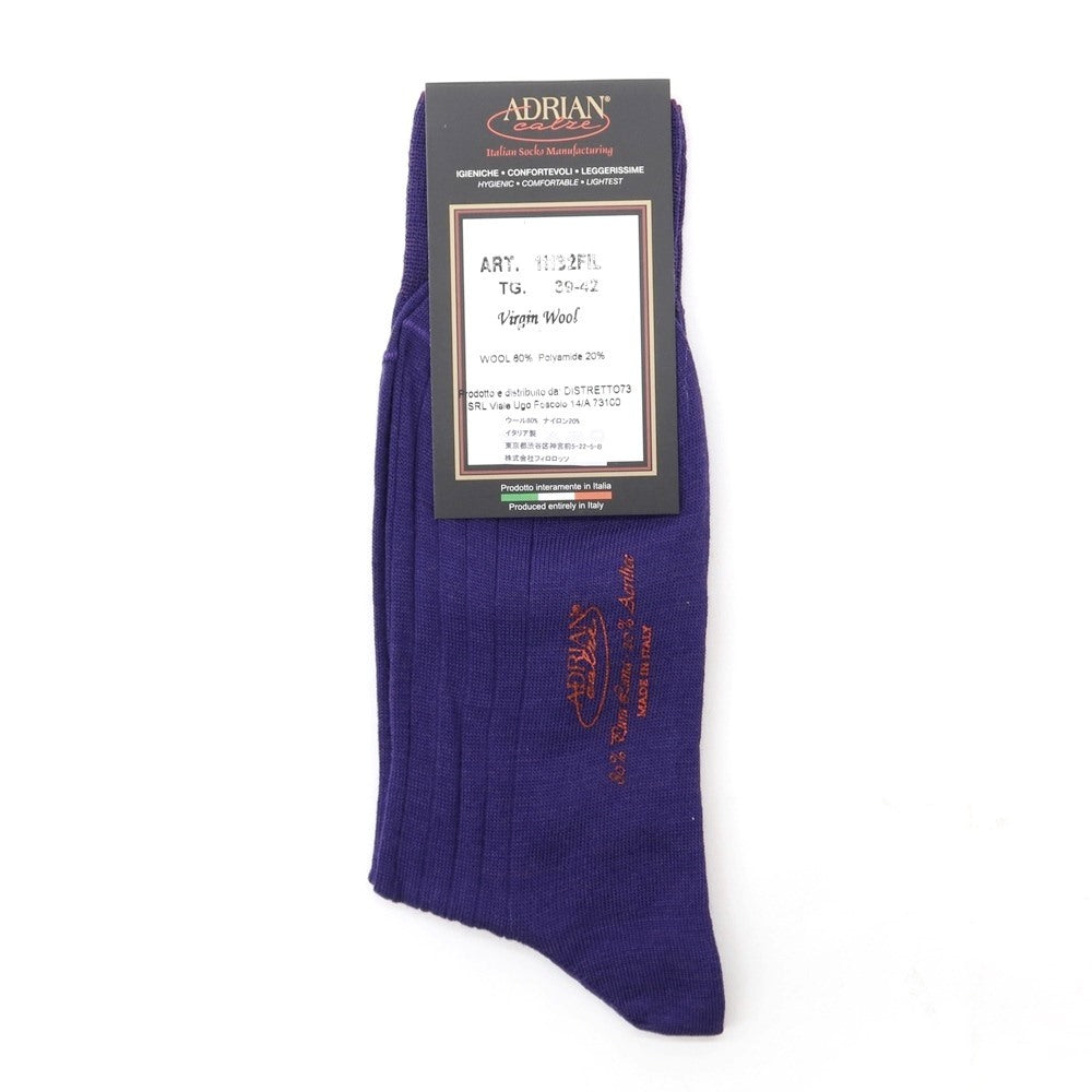 [New] ADRIAN socks
 
Purple (Ribbed) [Size Taglia. (39-42)] [PUP] [A/W] [Condition Rank N] [Men&