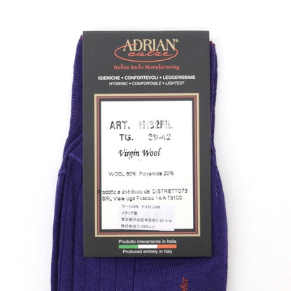 [New] ADRIAN socks
 
Purple (Ribbed) [Size Taglia. (39-42)] [PUP] [A/W] [Condition Rank N] [Men&