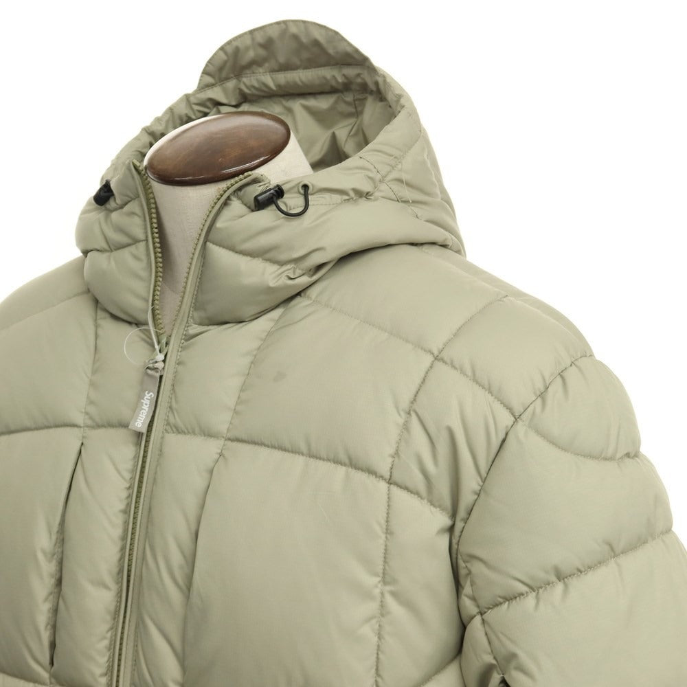 【中古】シュプリーム Supreme 2021年秋冬 Warp Hooded Puffy Jacket 中綿ブルゾン
 ライトオリーブ【サイズL】【GRN】【A/W】【状態ランクB】【メンズ】
【778775】 BPD