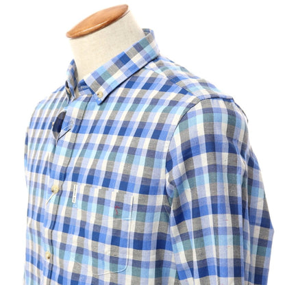 【中古】【未使用】ベンシャーマン Ben Sherman カジュアルシャツ
 ブルーxライトグレー【サイズM】【BLU】【S/S/A/W】【状態ランクS】【メンズ】
【769776】 EPD