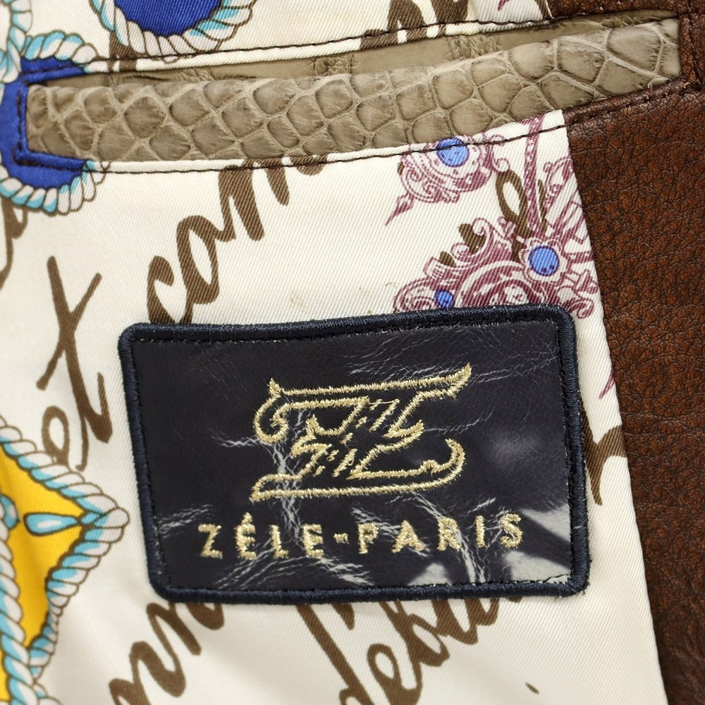 中古】ゼルパリ ZELE PARIS その他ジレ ブラウン【サイズS位】【BRW