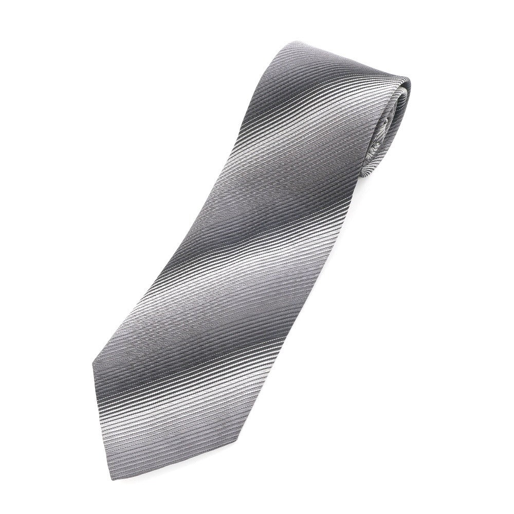 [Used] EMPORIO ARMANI striped tie
 Gray [GRY] [S/S/A/W] [Condition Rank B] ​​[Men&