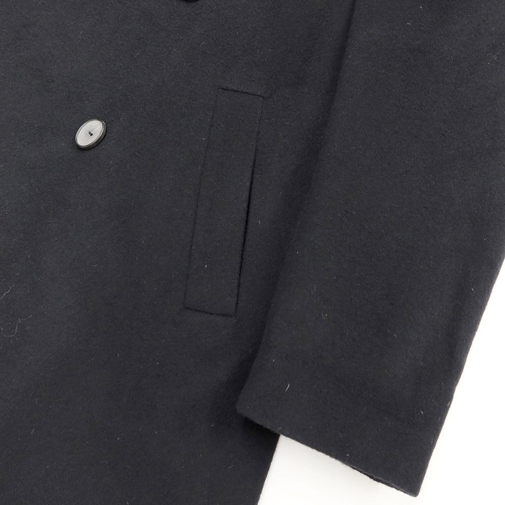 [Used] nano universe Wool nylon belted double-breasted coat Black [Size L] [BLK] [A/W] [Condition rank B] ​​[Men&
