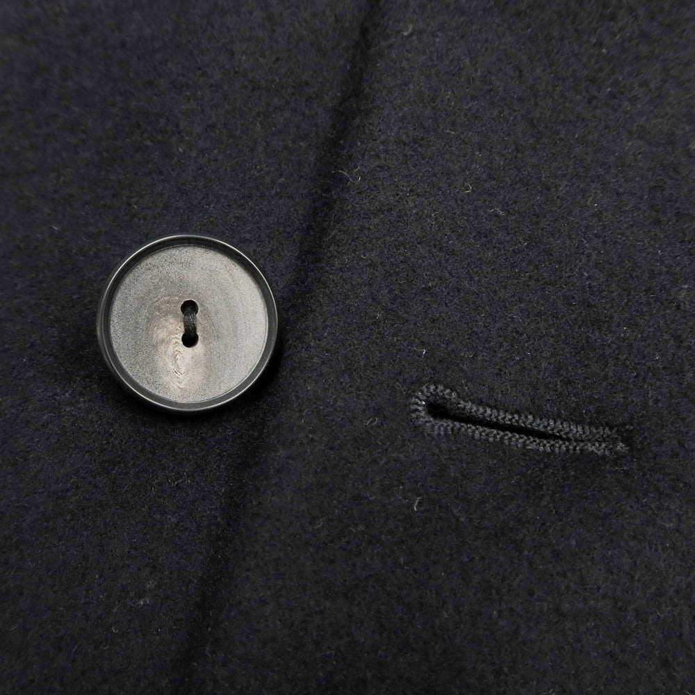 [Used] nano universe Wool nylon belted double-breasted coat Black [Size L] [BLK] [A/W] [Condition rank B] ​​[Men&