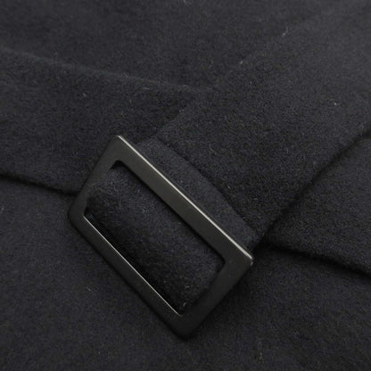 [Used] nano universe Wool nylon belted double-breasted coat Black [Size L] [BLK] [A/W] [Condition rank B] ​​[Men&
