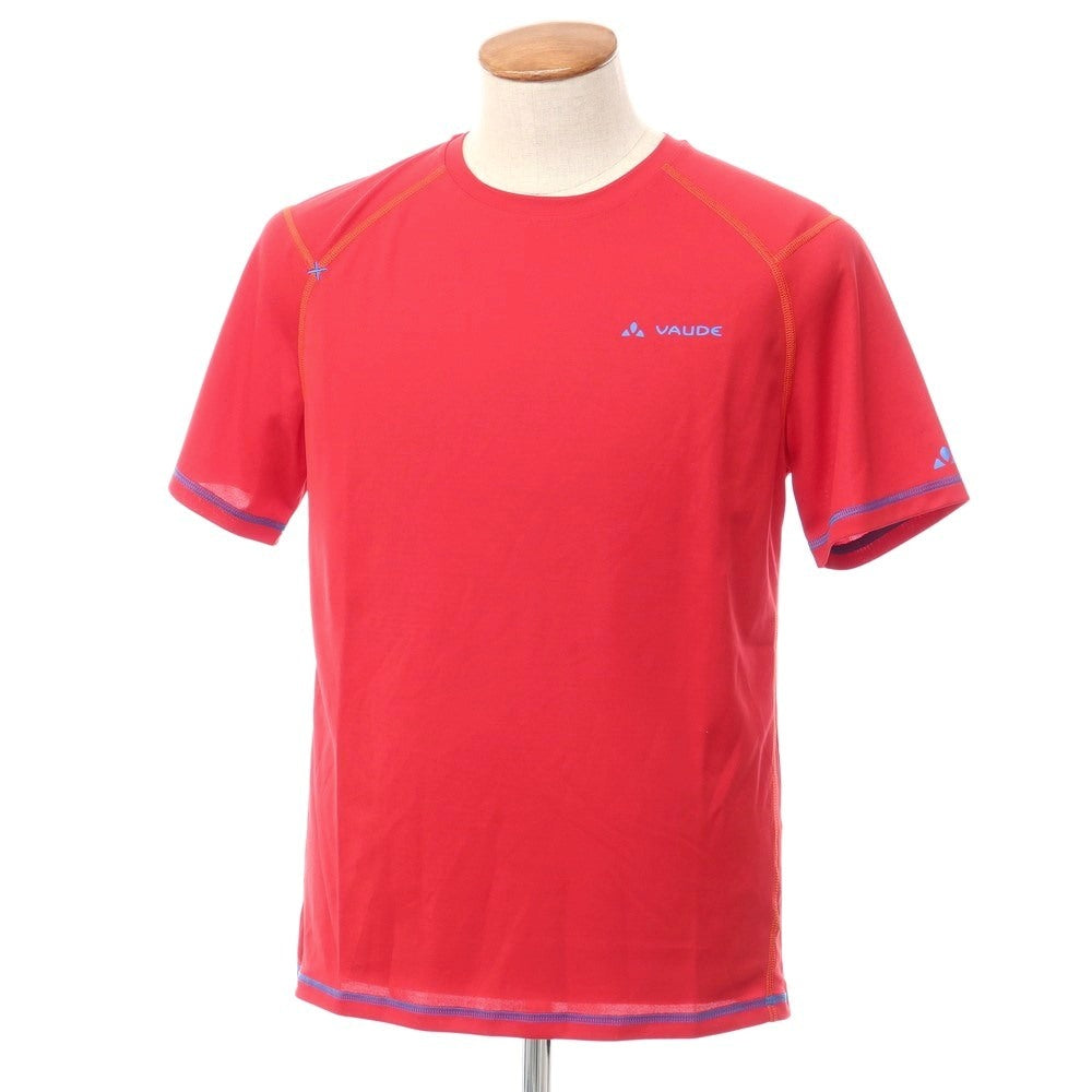 [Used] VAUDE polyester cut and sew short sleeve T-shirt red [Size 50/M] [RED] [S/S] [Condition Rank A] [Men&