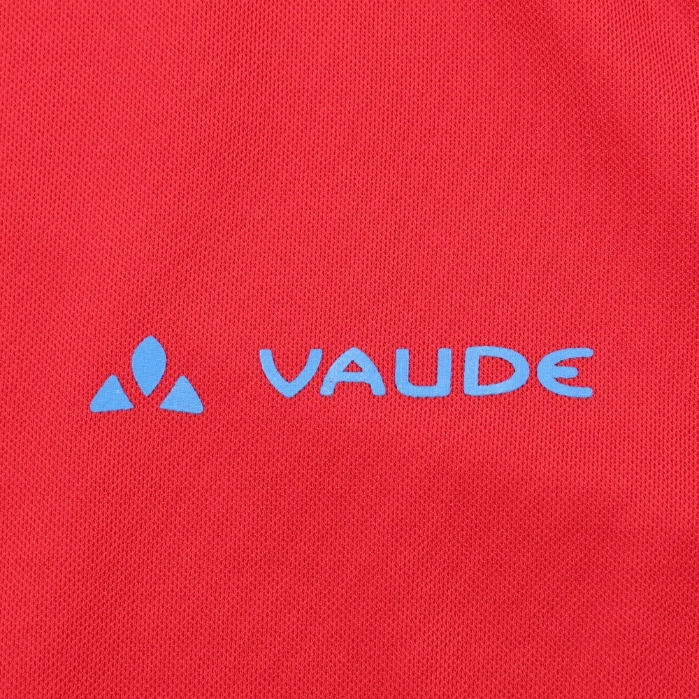 [Used] VAUDE polyester cut and sew short sleeve T-shirt red [Size 50/M] [RED] [S/S] [Condition Rank A] [Men&