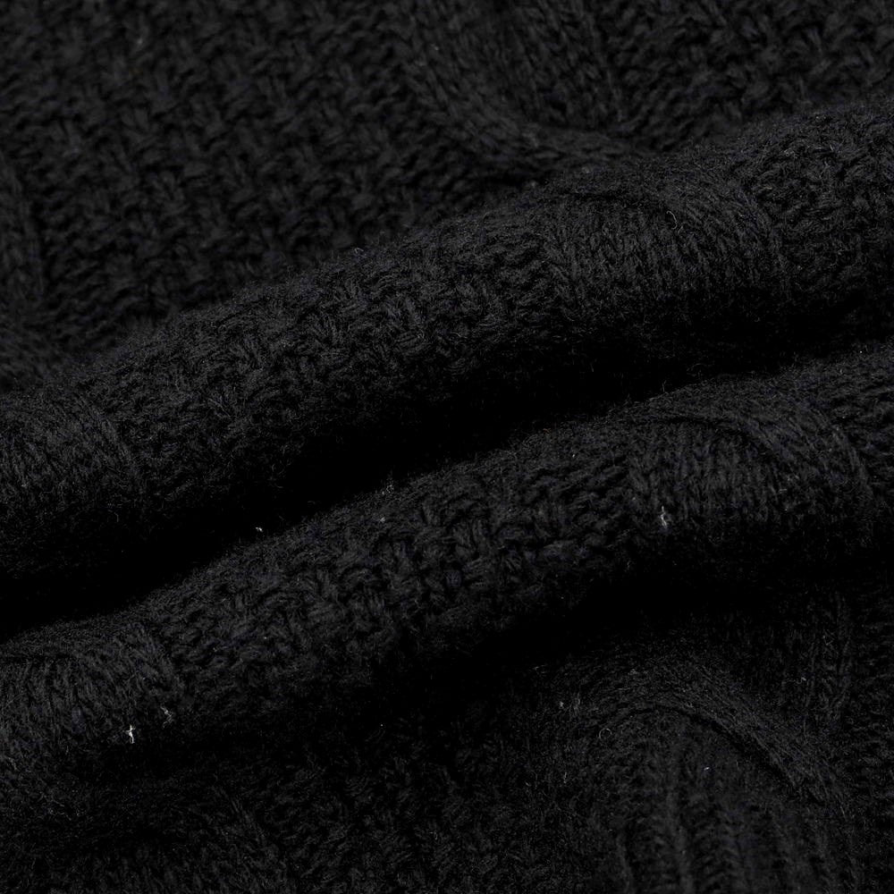 [Used] Gabriele Pasini Mid-gauge wool cable knit Black [Size S] [BLK] [A/W] [Condition Rank C] [Men&