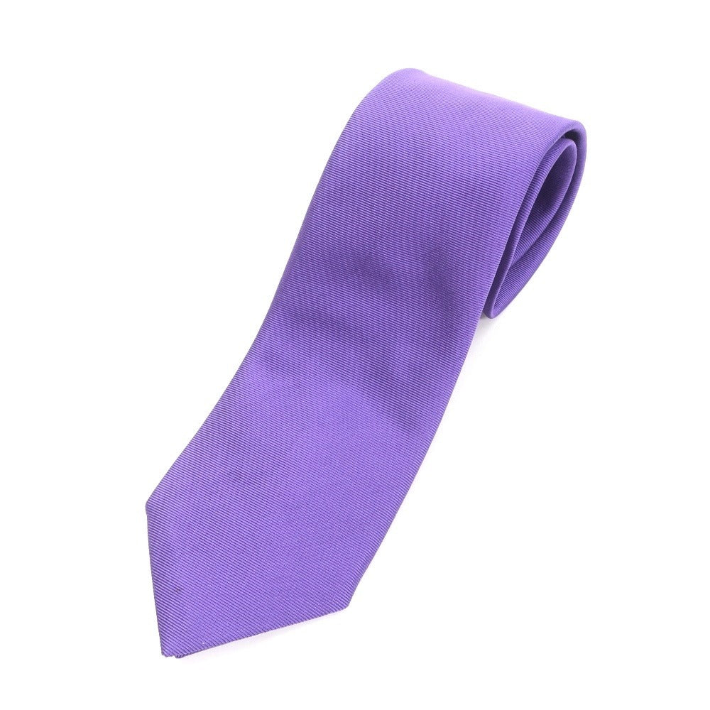 [Used] Luigi Borrelli Luxury Vintage LUIGIBORRELLI LUXURY VINTAGE Logo accent tri-fold silk tie light purple [PUP] [S/S/A/W] [Condition rank C] [Men&