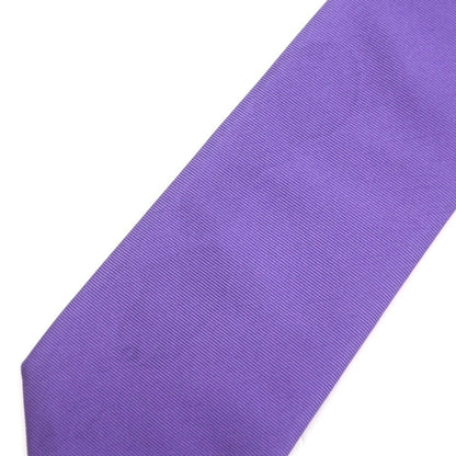 [Used] Luigi Borrelli Luxury Vintage LUIGIBORRELLI LUXURY VINTAGE Logo accent tri-fold silk tie light purple [PUP] [S/S/A/W] [Condition rank C] [Men&