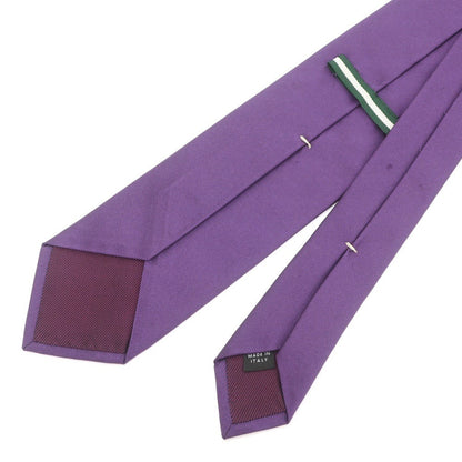 [Used] Luigi Borrelli Luxury Vintage LUIGIBORRELLI LUXURY VINTAGE Logo accent tri-fold silk tie purple [PUP] [S/S/A/W] [Condition rank B] ​​[Men&