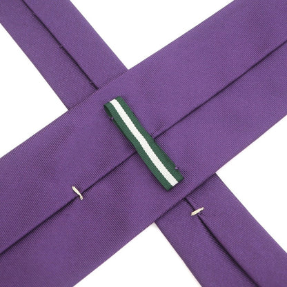 [Used] Luigi Borrelli Luxury Vintage LUIGIBORRELLI LUXURY VINTAGE Logo accent tri-fold silk tie purple [PUP] [S/S/A/W] [Condition rank B] ​​[Men&