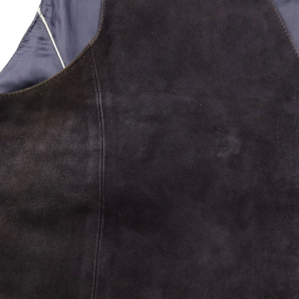 [Used] EMMETI Goatskin Suede Gilet Vest Navy [Size 50] [NVY] [A/W] [Condition Rank C] [Men&