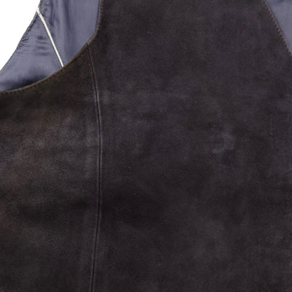[Used] EMMETI Goatskin Suede Gilet Vest Navy [Size 50] [NVY] [A/W] [Condition Rank C] [Men&